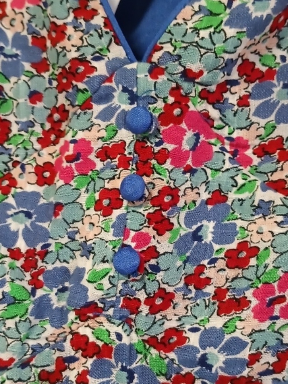 Betsey Johnson Ditsy Floral Spring/Summer Cottage Core Dress SZ LG NWT - Picture 9 of 15